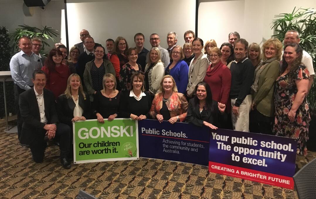 Teachers are rallying for a continuation and increase in Gonski funding.