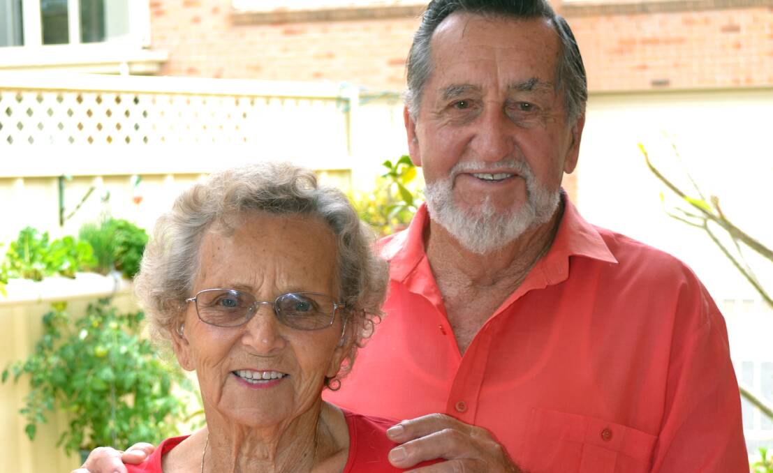 WE SUPPORT EACH OTHER: Marking 68 years of marriage - Jim 'Pablo' and Jean Munyard. PHOTO & STORY: Kate Dwyer