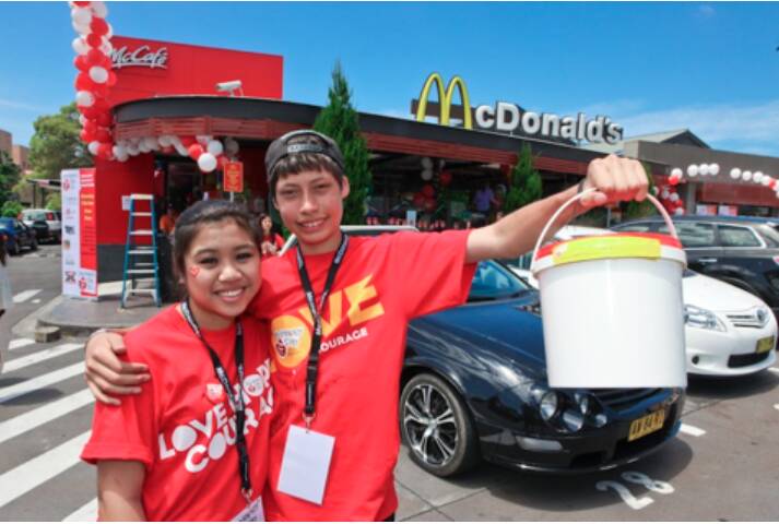 Going for a record: Ronald McDonald House Charities is hopeful of raising $4.1 million on McHappy Day. 