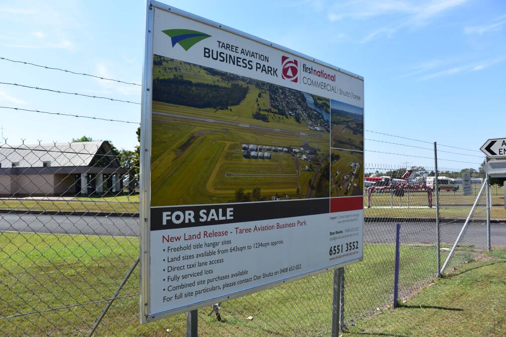 Open for business: Taree Aviation Park is set to attract interest from buyers despite warranting questions from the local aviation community.
