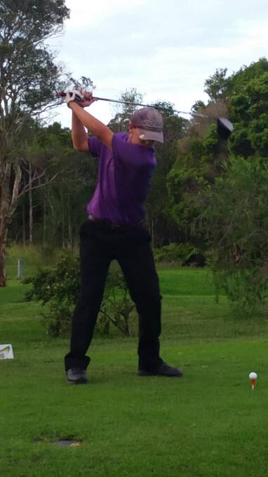 Danny Bisby won the Taree Golf Club C grade and junior championships.
