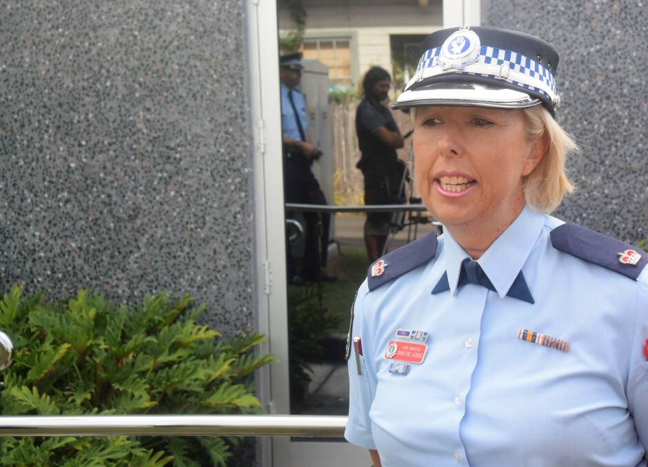Manning Great Lakes Local Area Command chief inspector Christine George.