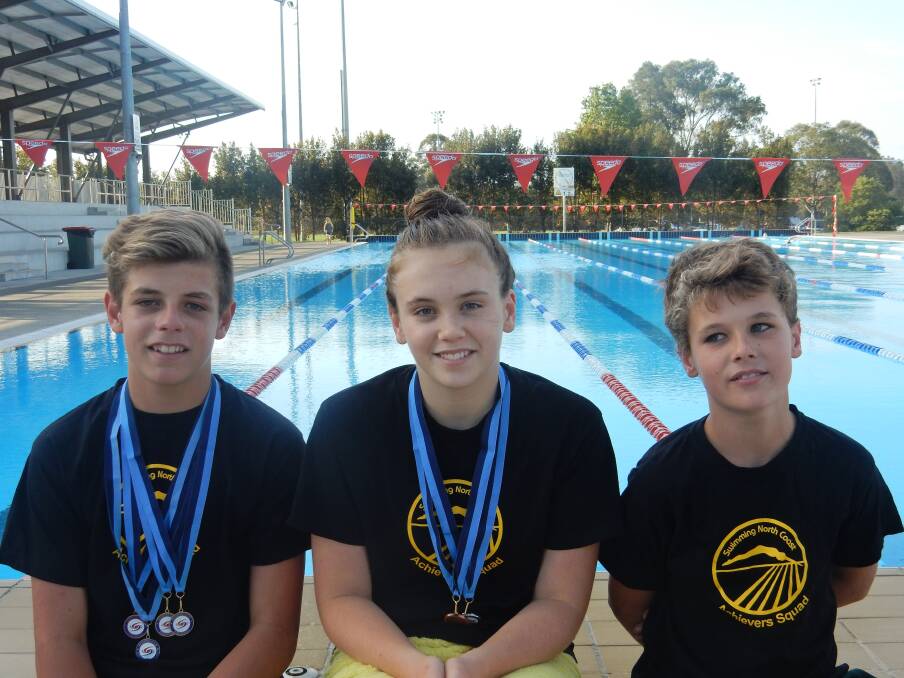 Olivia Dew, Bevan Smith and Marcus Smith participated in the Swimming North Coast team. 