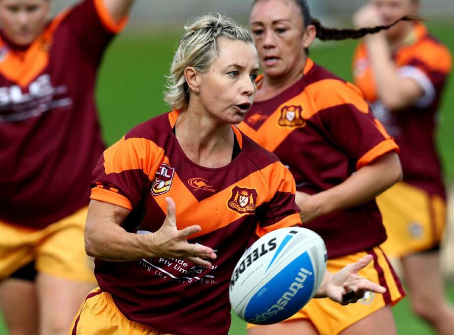 CRl female participation officer Kylie Hilder in action for the Country women's side. 