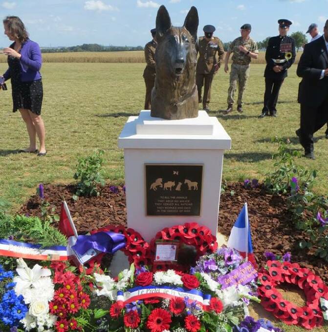 Wreaths were laid at the opening of the memorial.