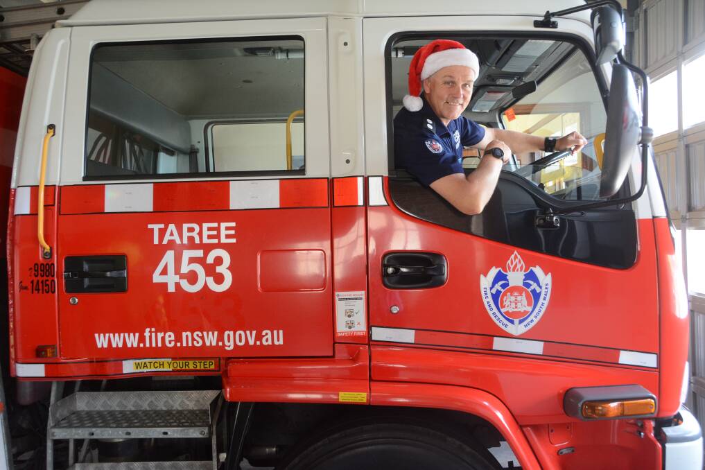 Taree Fire Station Commander Peter Willard encouraged all residents to be wary of fire dangers during the Christmas/ New Year period. 