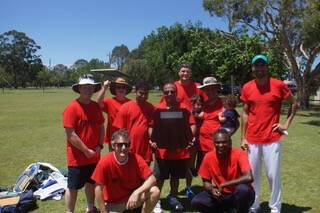 Winners: Manning Hospital defeated Mayo Hospital by seven runs in the inaugural Paul Kelly Memorial Shield.