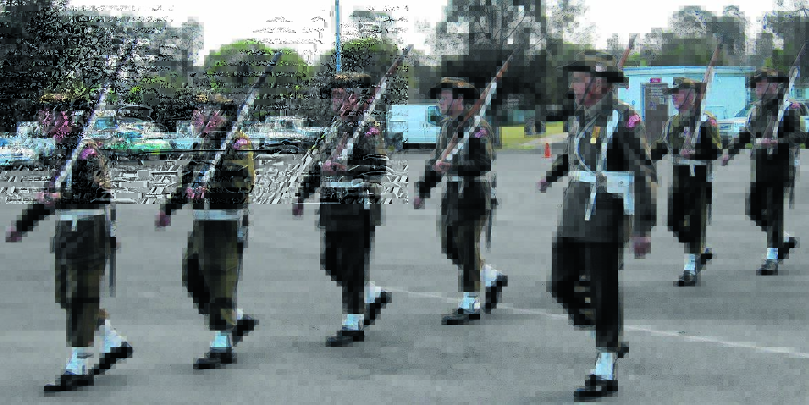 Returning to Taree: The Australian Armed Forces Heritage Re-enactment Unit from Newcastle at the Manning Muster Reserve Forces Day in 2010.