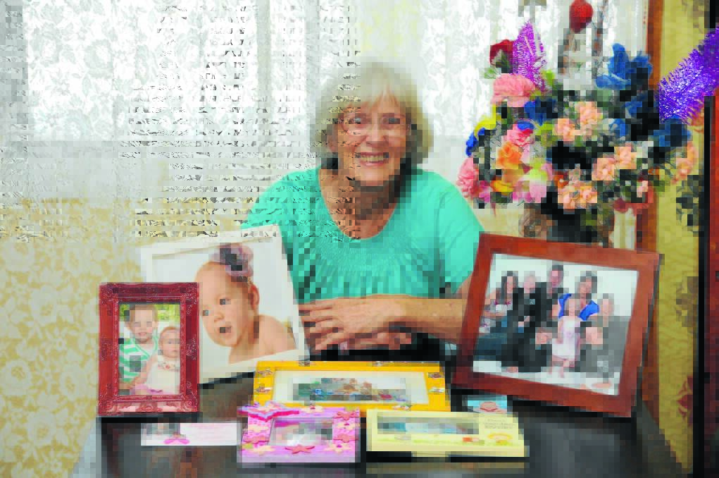 Pat Jamieson surrounded by images of family  the people who mean the world to her.