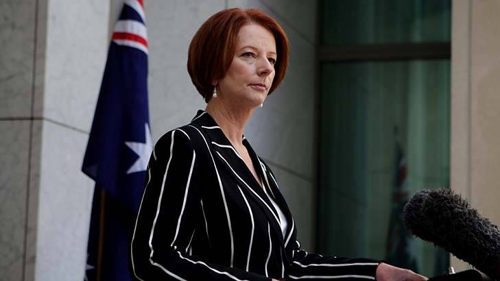 "Right now Australia risks slipping behind" ... Prime Minister Julia Gillard.
