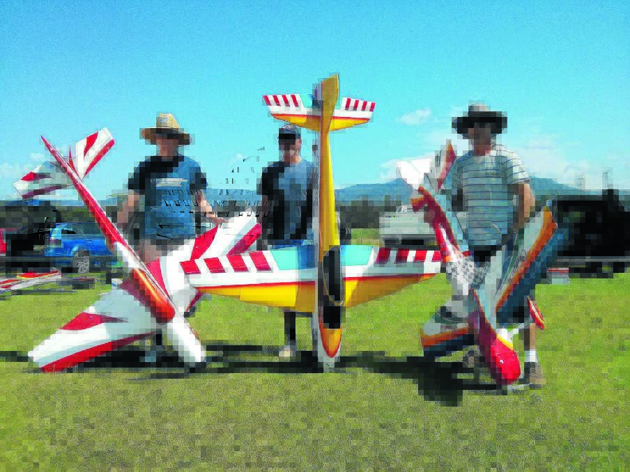 Manning Model Aero Club members Dean Erby, Steven Bird and Peter Besant competed at the State championships held in Wollongong.