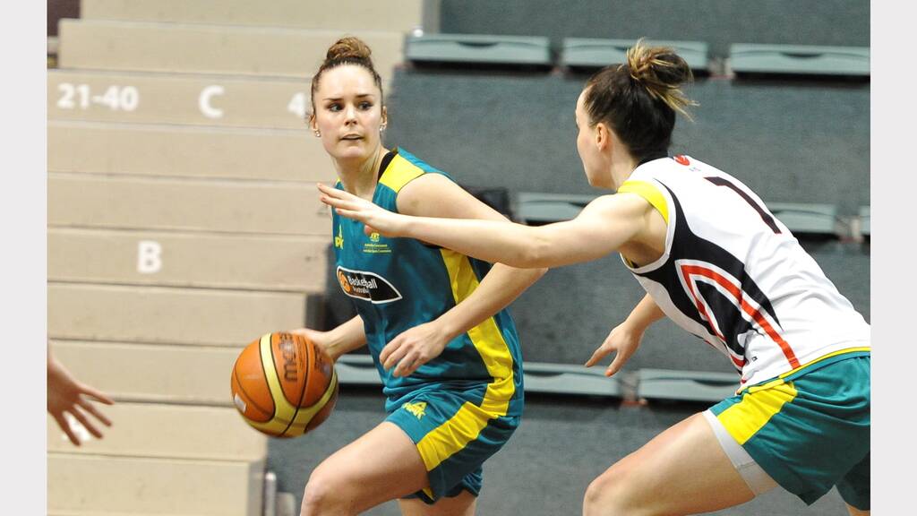 Australian Opals Basketball camp in  Ballarat. Kelly Wilson. Picture Lachlan Bence  