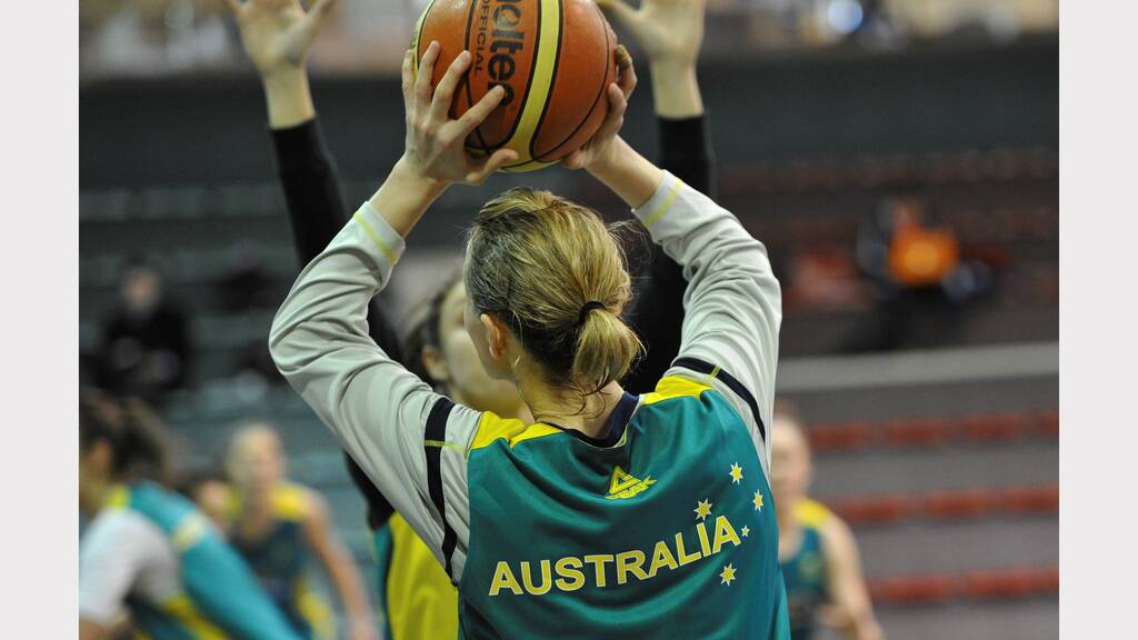 Australian Opals Basketball camp in  Ballarat.Jenny Screen. Picture Lachlan Bence  