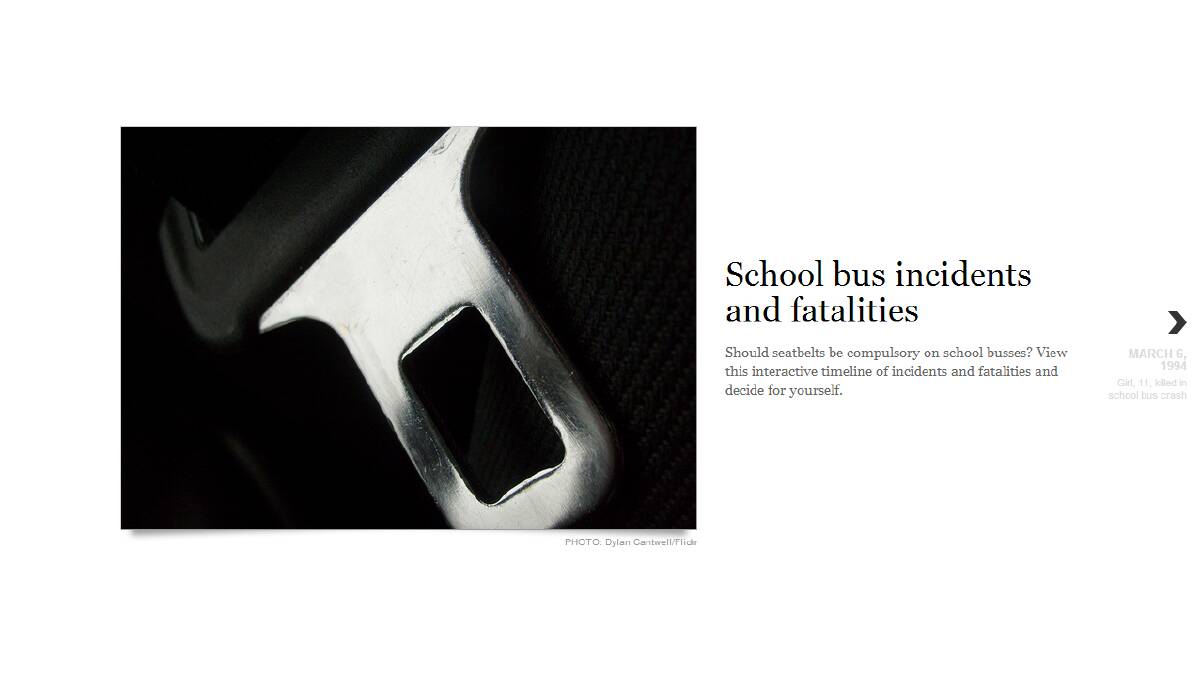 Timeline: School bus incidents and fatalities