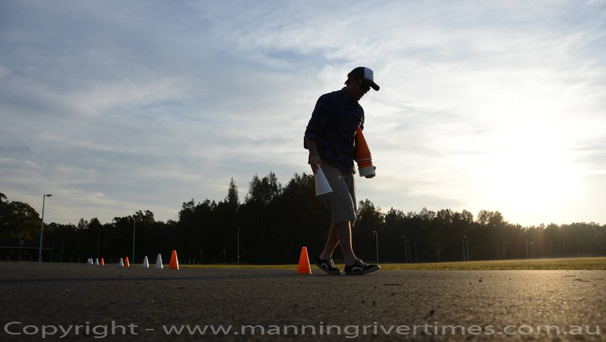 2013 Daybreak on the Manning - 12.09.13 – Nathan Paff at the Taree Criterion circuit