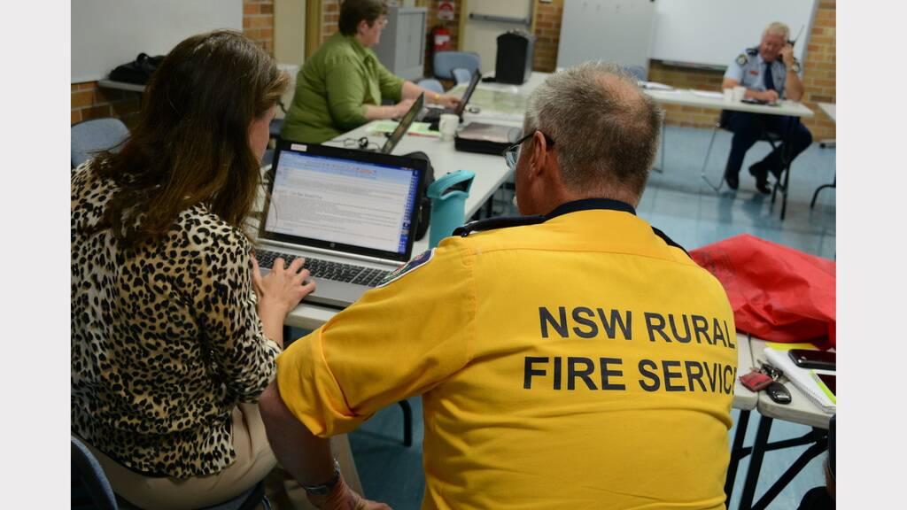 Emergency operations centre at Taree