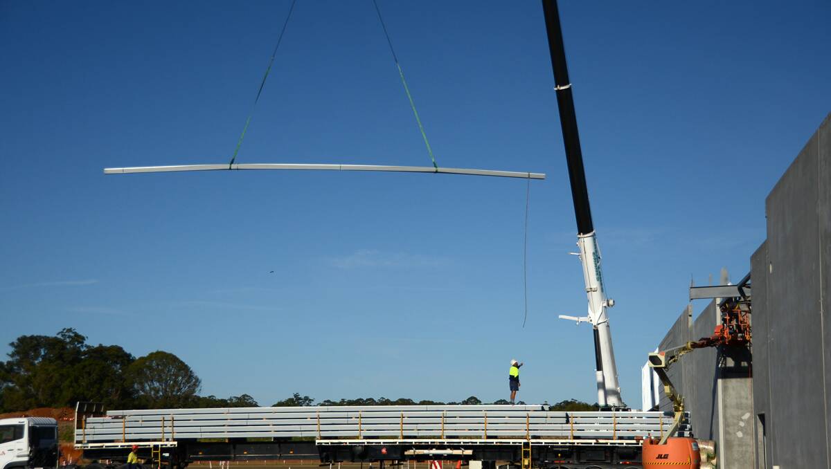 2013 Daybreak on the Manning - 31.10.13 – Construction of the new “Masters” building at Taree South