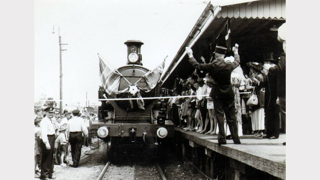 1963 and Taree celebrates the 50th anniversary of the arrival of rail. Manning Valley Historical Society photo