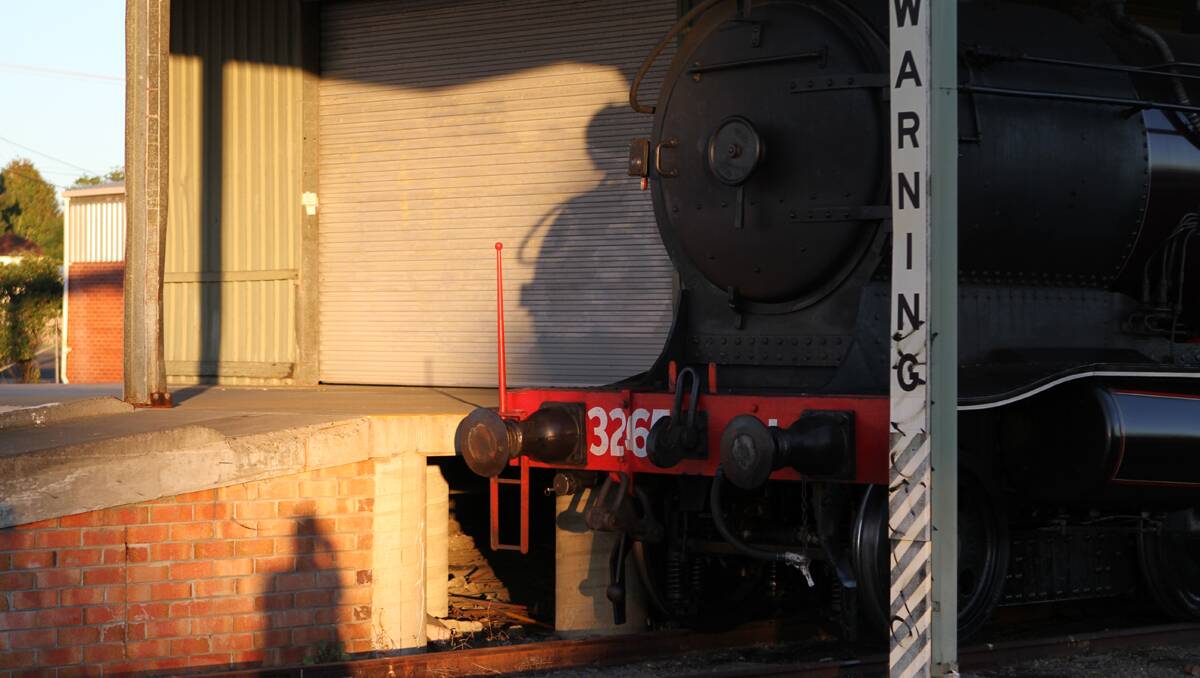 Daybreak On The Manning - Taree Railway Station & Loco 3265. The engine will be part of the Centenary of rail in the Manning celebrations.