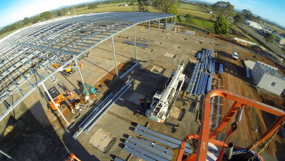 2013 Daybreak on the Manning - 31.10.13 – Construction of the new “Masters” building at Taree South