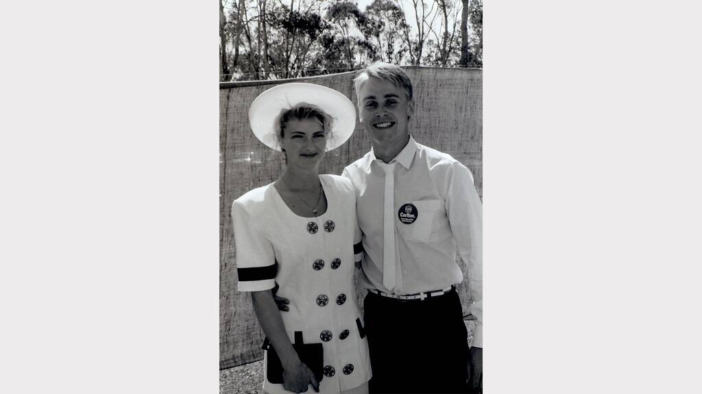 Throwback Thursday - 1991 Taree Melbourne Cup Meeting. Erica Ward and Daryl Imray.