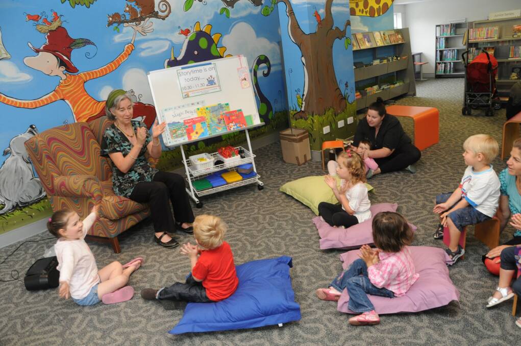 A file photo of a storytime session at Taree Library.