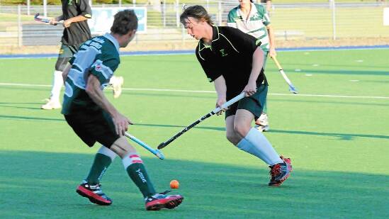 Reid Bourke is among the promising young players now in Wingham Hockey Club's ranks. Manning Hockey president Frank Birkefeld believes Wingham will soon field a team in the Mid North Coast Premier League division.