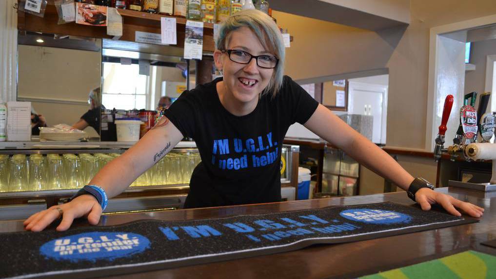 SA: Kassie Stroh, of Murray Bridge, participated in UGLY Bartender of the Year to raise money for the Leukaemia Foundation.