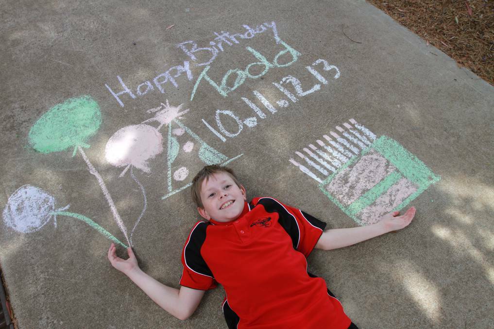 GRIFFITH: Darlington Point Public School student Todd Rowley is celebrating is 10th birthday, today, 11/12/13. Picture: Anthony Stipo