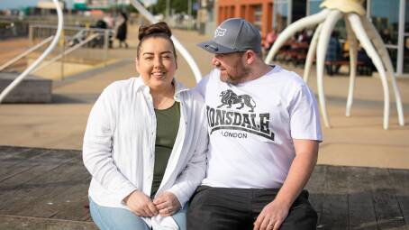 FUTURE FOCUS: Shayla and Chad Herman said both their lives have been transformed by Shayla's transplant. Picture: Eve Woodhouse