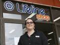 Taree Lifeline shop manager, Samie Ferris, looking for donations and volunteers. Image: Rick Kernick 