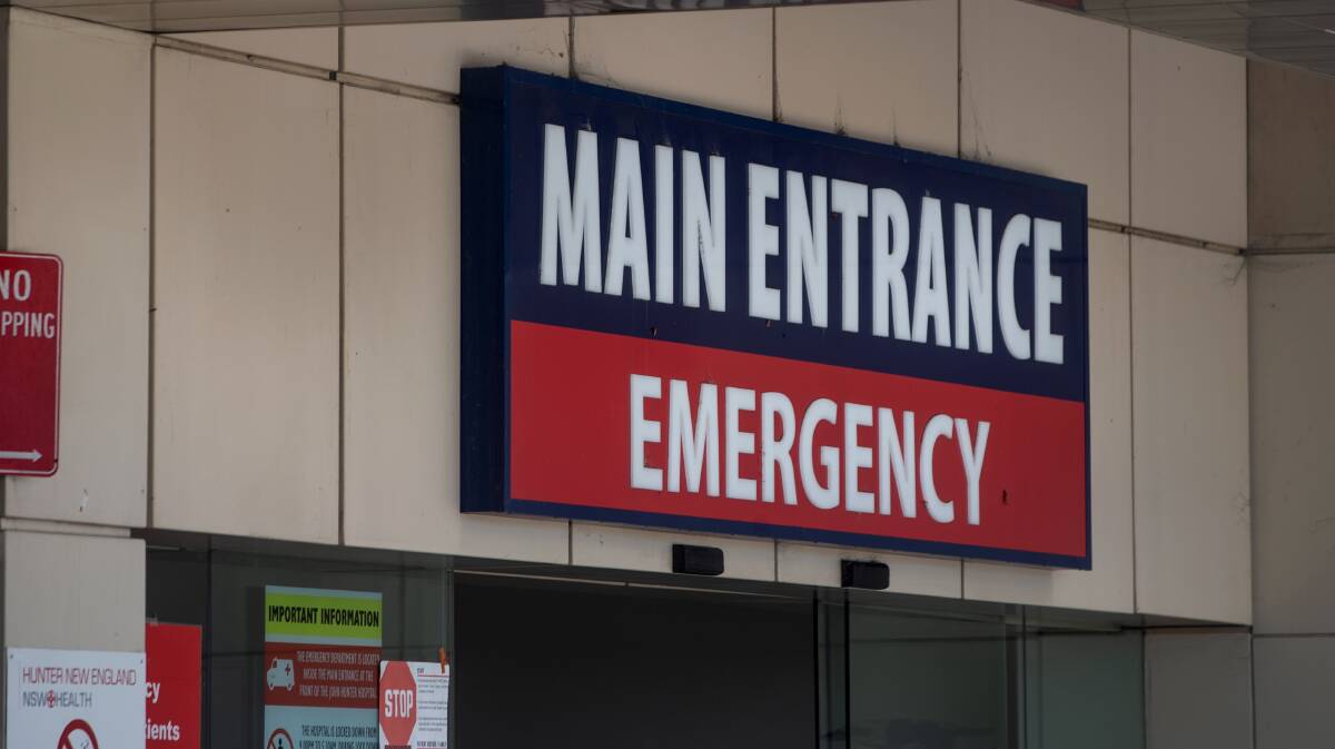
The main entrance of John Hunter Hospital. Picture by Marina Neil.