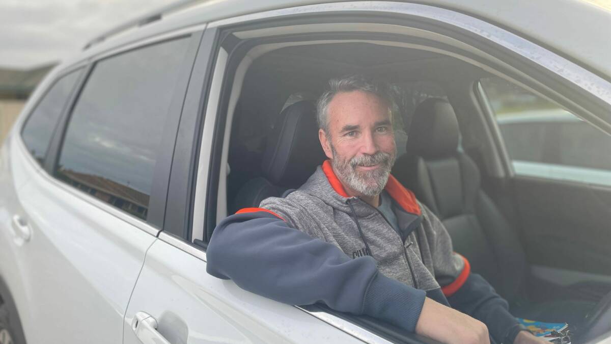 David Schofield is one of the few registered Uber drivers in the Shoalhaven on the NSW South Coast. Picture: Grace Crivellaro