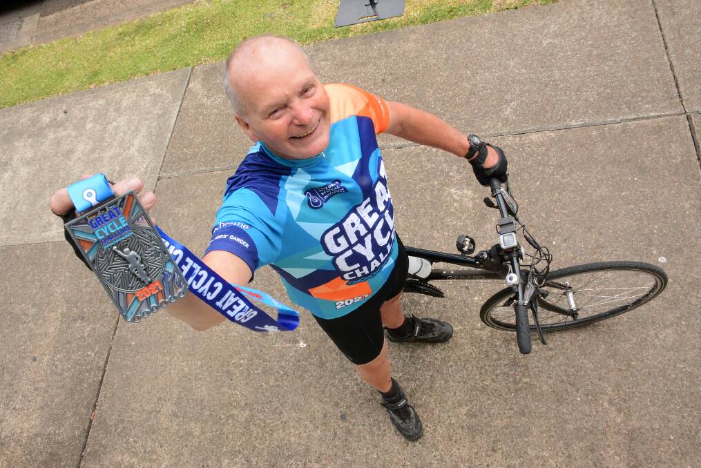 Darcy Elbourne rasied $1,083 for kids with cancer. Photo Scott Calvin. 