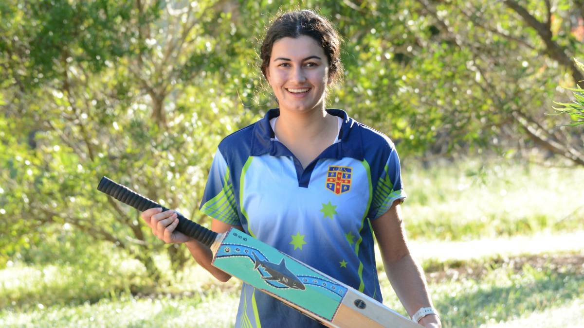 Samira Mitchell will play for the NSW Combined High School girl's cricket team at the NSW All Schools open cricket championships in Sydney next week. 