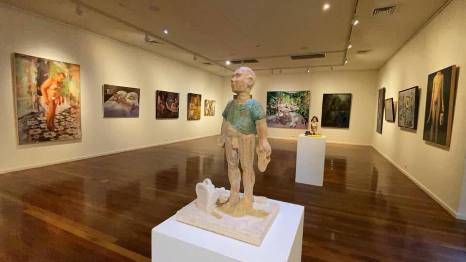 Naked and Nude art prize exhibit opens to the public, at last