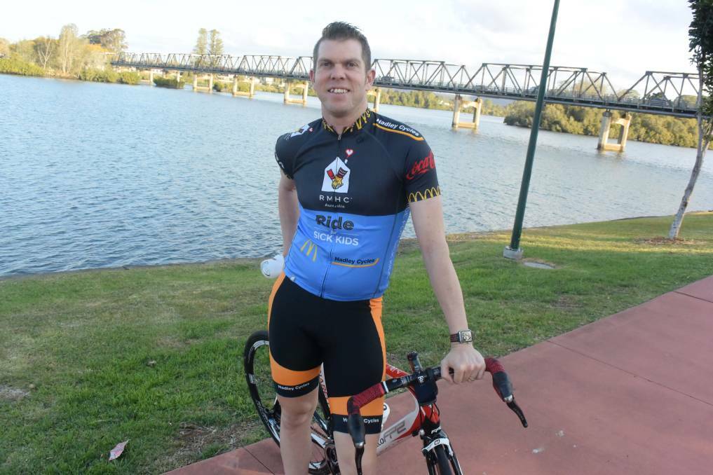 Ivor Thomas is participating in his fourth annual Ride for Sick Kids, raising money for the RMHC Northern NSW.