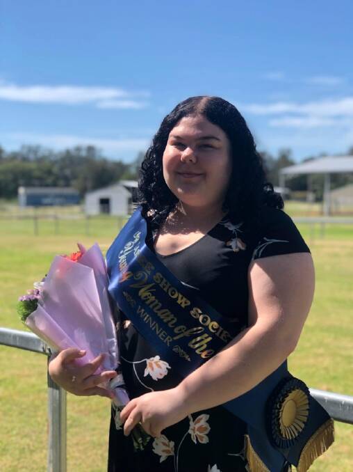 Gypsy Marshall is the 2021 Taree Show Society's Young Woman of the Year. 