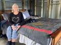 WARM FEELING: Insulate Lismore helped Jeannette insulate a shed she has been living in since the floods.
