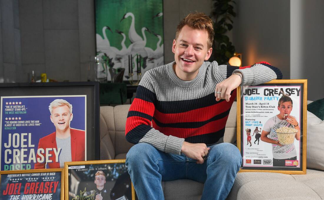 Joel Creasey, the humble jester, serves up a fresh slice of life