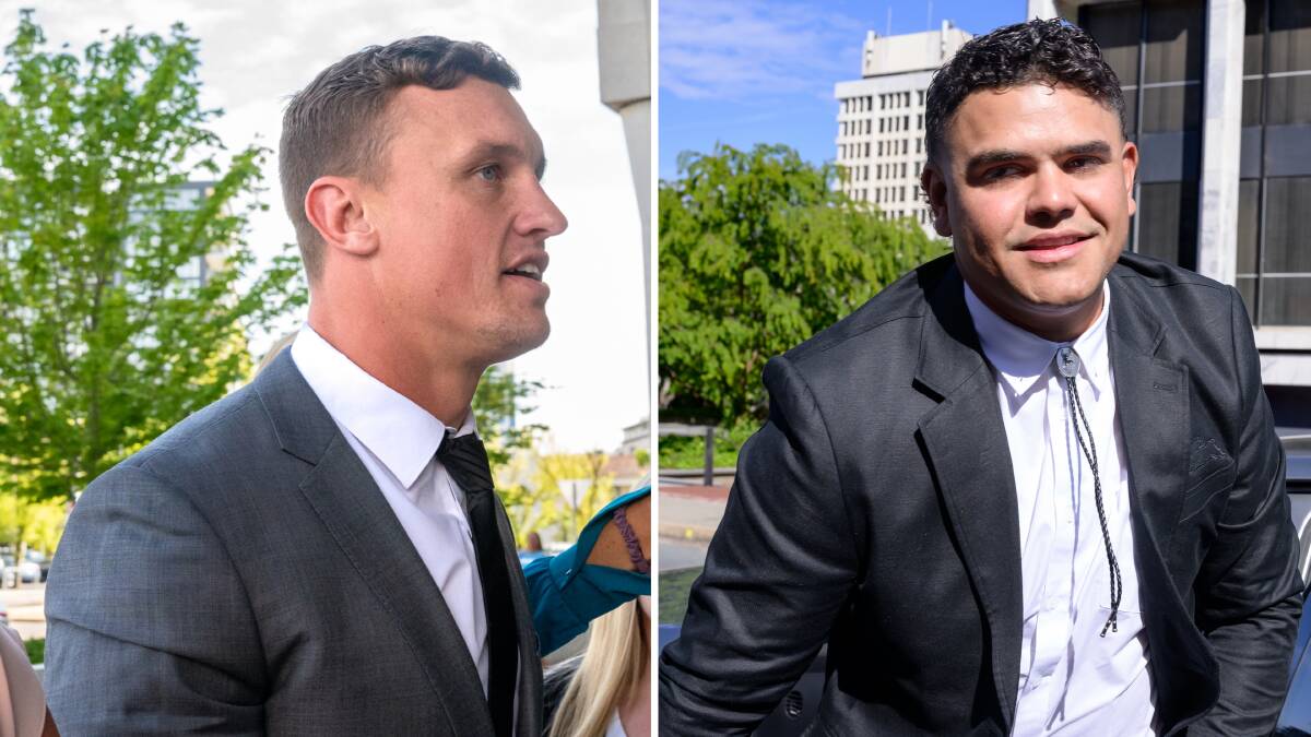 Jack Wighton, left, and Latrell Mitchell face a criminal hearing after birthday celebrations earlier this year. Pictures by Sitthixay Ditthavong