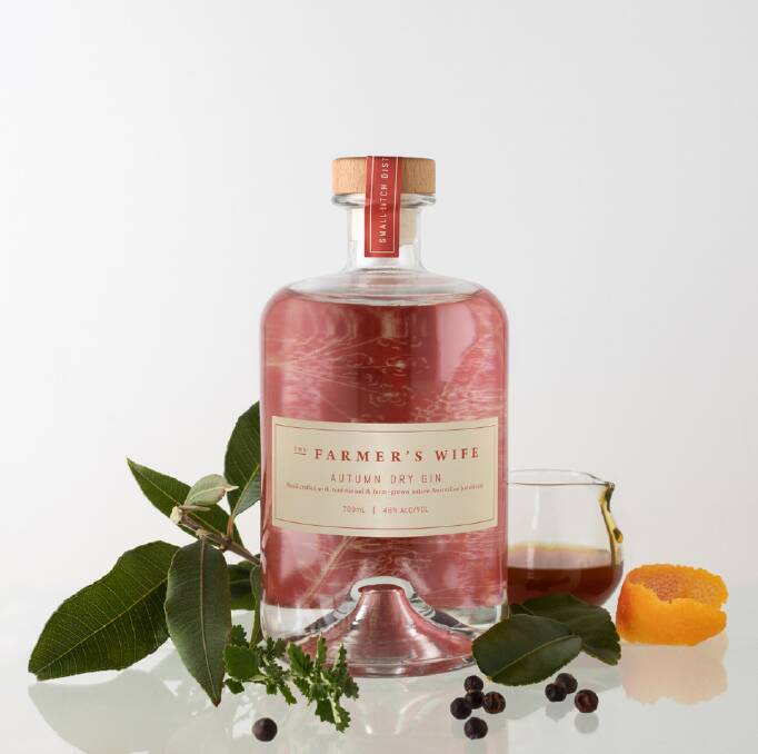 The product: Autumn Dry Gin. Picture: Zoe Lonergan