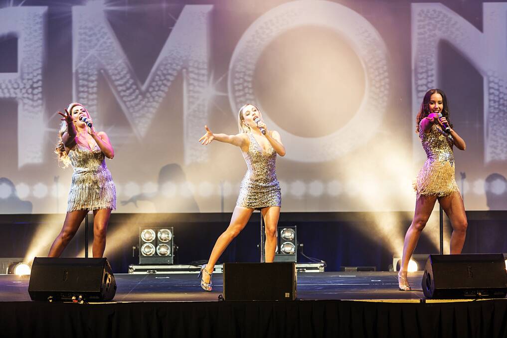 Hot stuff: The Diamonds weave together more than five decades of music in this spectacular show.