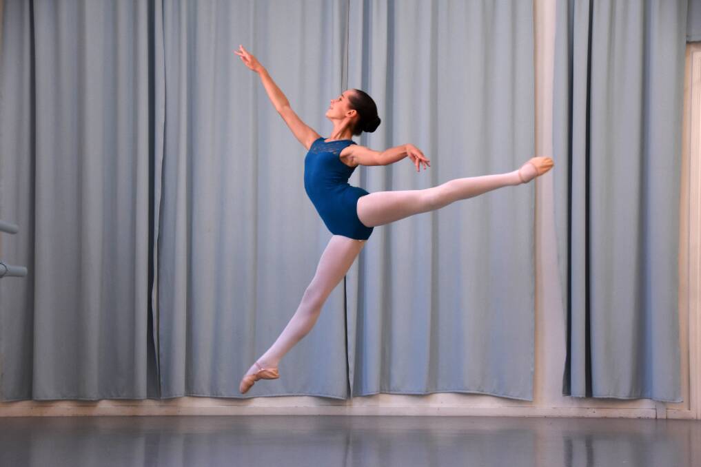 Distinction: Hard work has paid off for Jasinta Birchall, who received a perfect score for her grade five ballet exam. Photo: Scott Calvin.