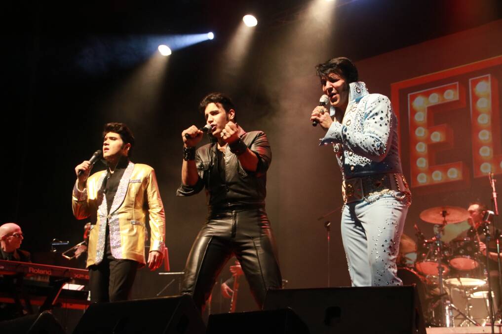 Three of the world's leading Elvis performers, Vic Trevino Jnr, Ben Thompson and Justin Shandor are heading to Taree.