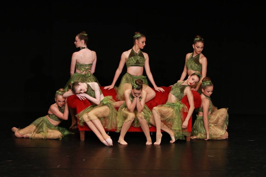 All Stars from Laurieton won Section 710 Open Modern Expressive Group 14 yrs and under.