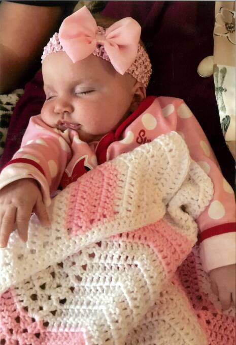 New arrival: Hope Selmes was born on May 28.