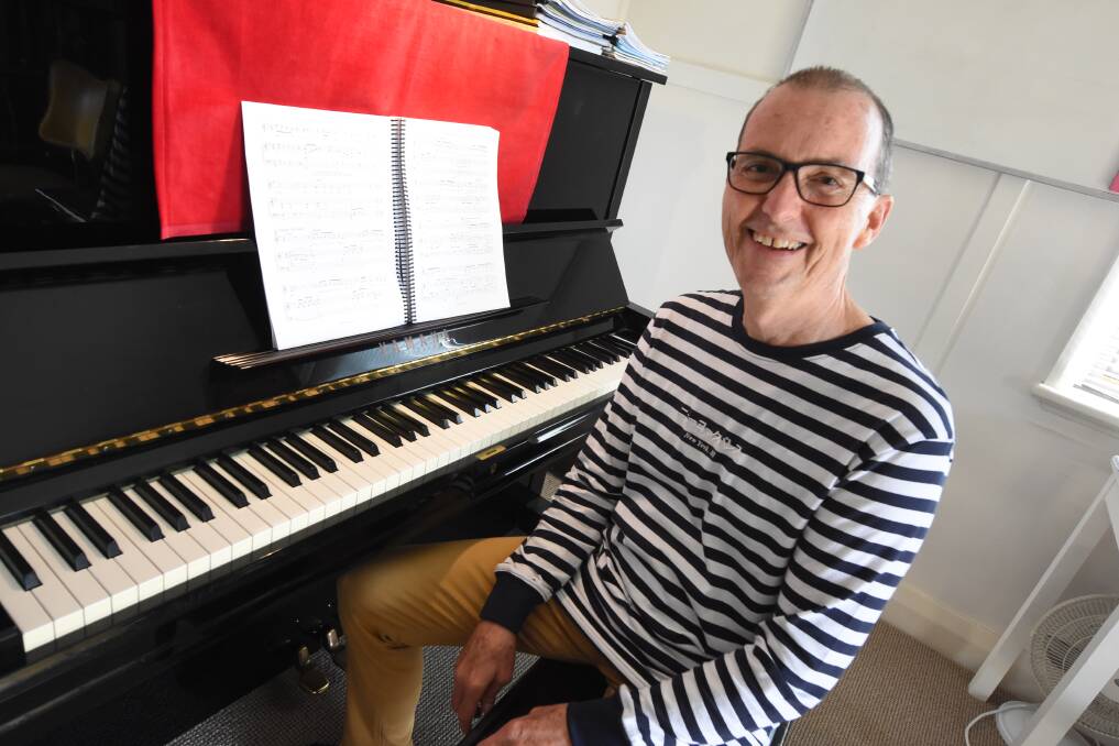 Piano man: Don Secomb is the musical director of Taree Arts Council's Les Miserables, which opens on November 2. Tickets on sale now through the Manning Entertainment Centre. Photo: Scott Calvin.