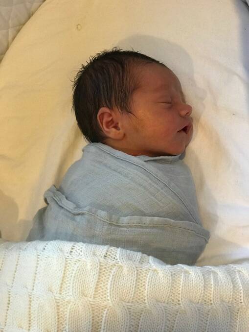 New arrival: Edward Bryant Marchmont was born at Manning Hospital on February 6.