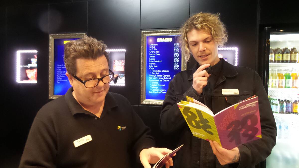 What's to come: MEC technicians Craig Thompson and Kynan Groundwater choose their favourite shows from the new June to December MEC brochure.